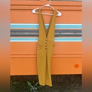 *SOLD* Sienna Sky Mustard Jumpsuit